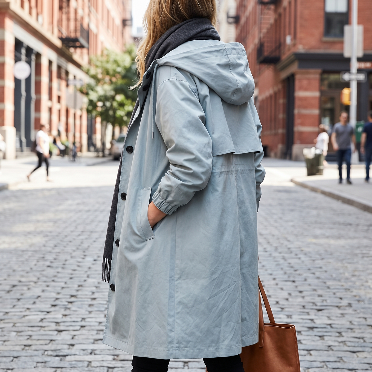 Winslow | Oversized Hooded Long Trench Coat for Unpredictable Weather