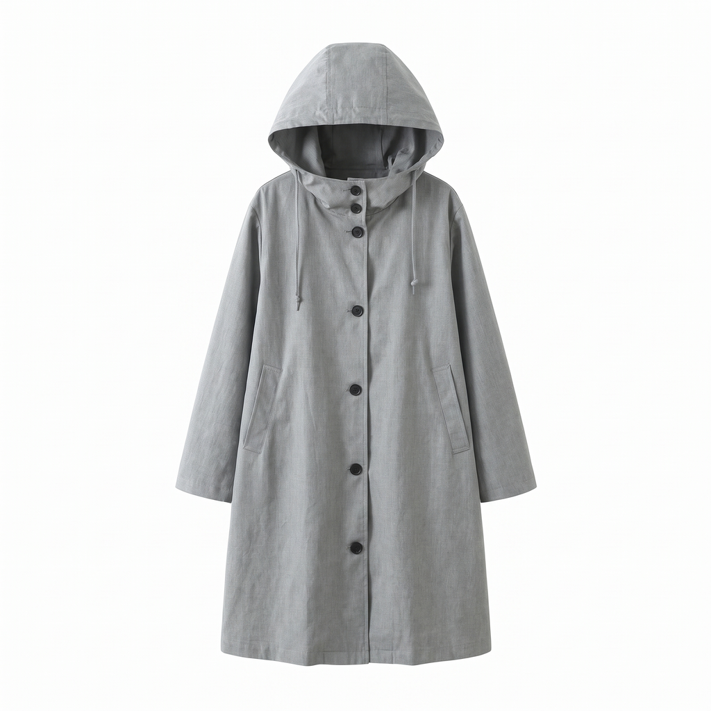 Winslow | Oversized Hooded Long Trench Coat for Unpredictable Weather